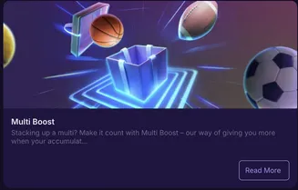 Boost your accumulator bets with Multi Boost at SpinBet – get more from your multis SpinBet Multi Boost promotion with sports balls and a glowing reward box